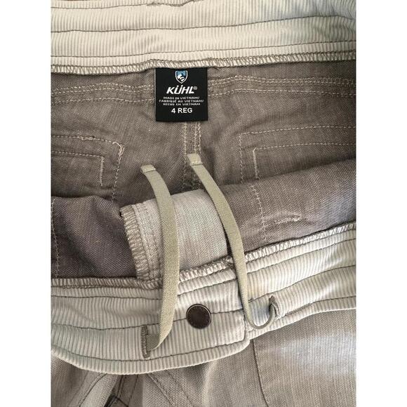 KÜHL Cabo Pants Linen Blend in Ash Gray Mid Rise Women’s size 4 Regular - Picture 7 of 15